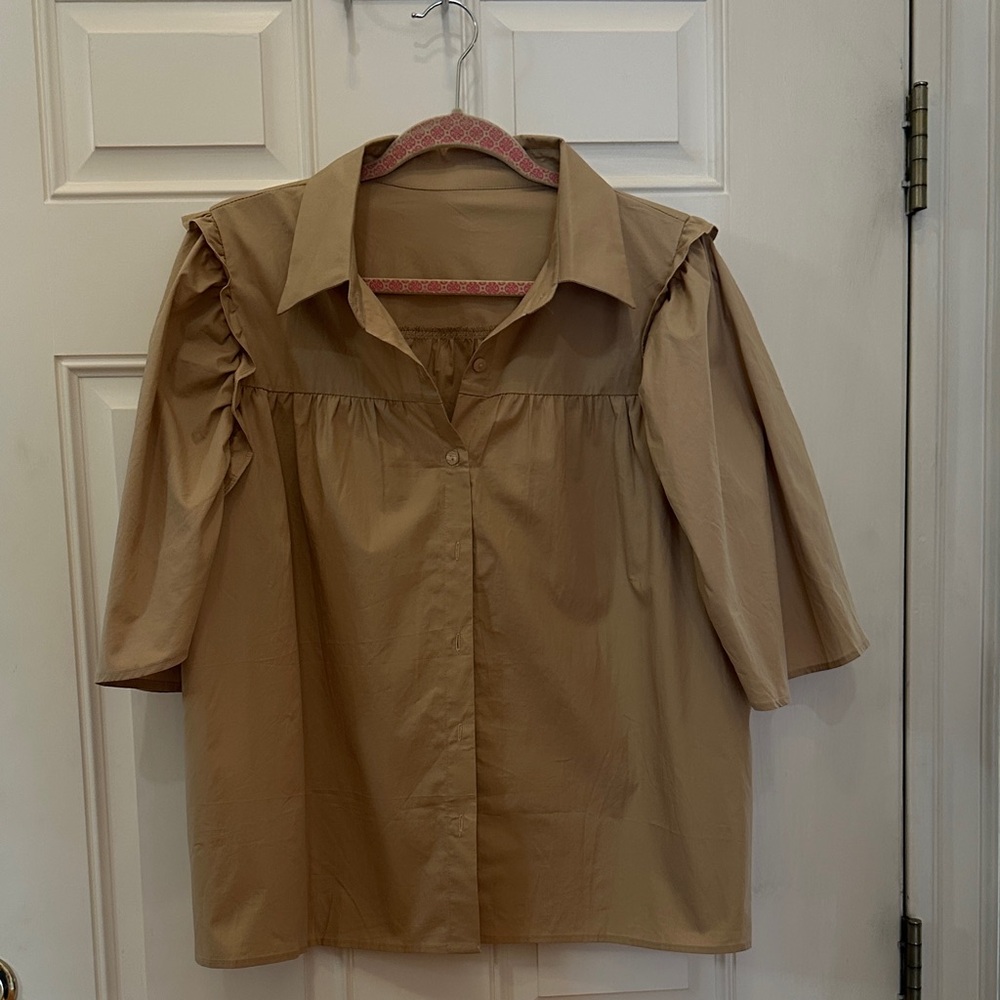 Amazon Women's Tan Blouse